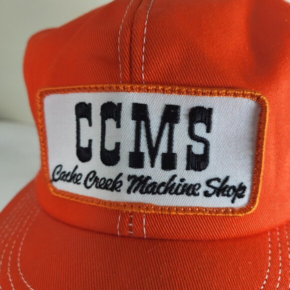 CCMS Machine Shop K-Brand Hat Snapback Baseball Vintage 80s Cap Dad Trucker - Picture 3 of 11